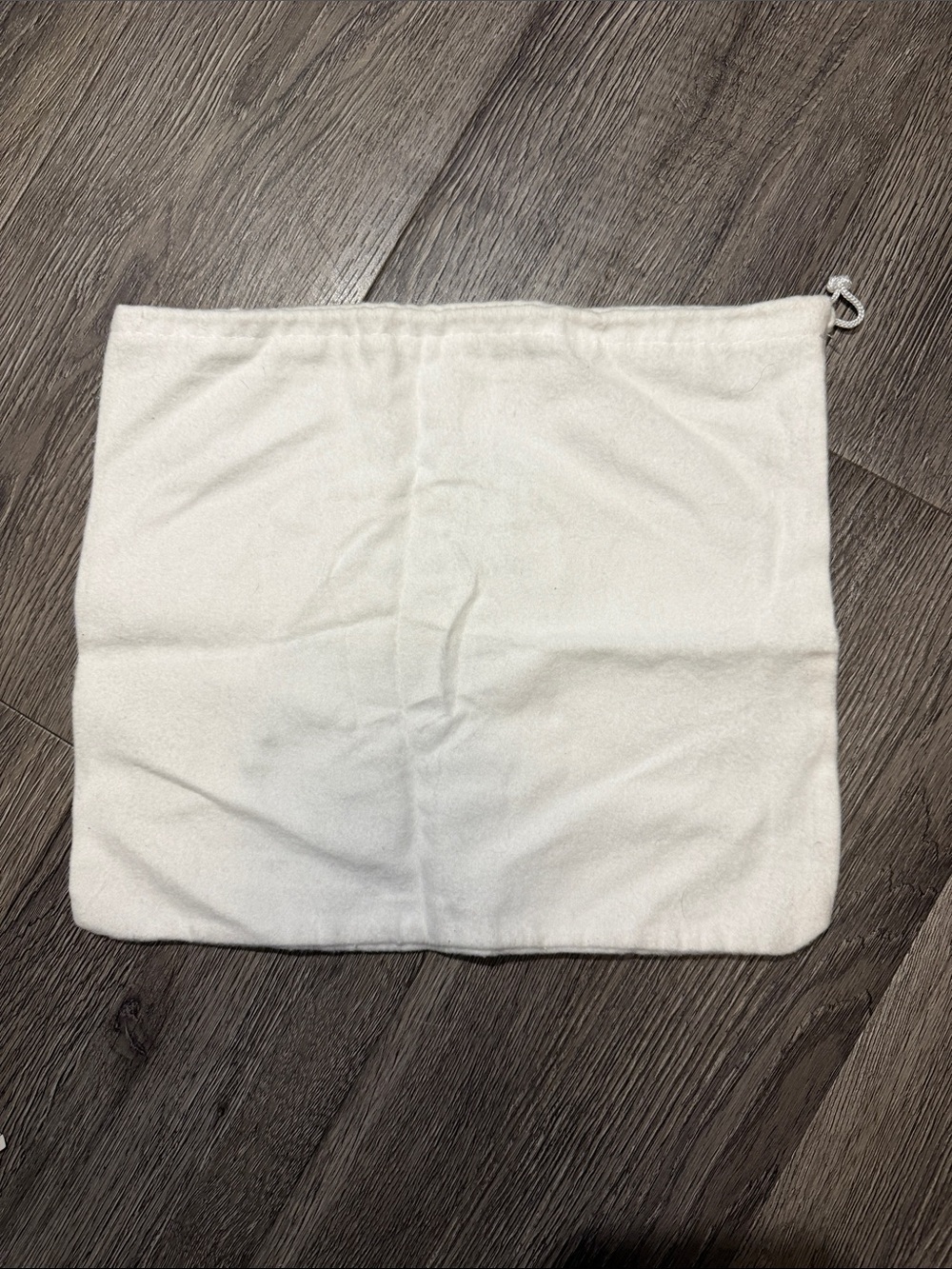Prada White Dust Bag with Navy Logo - Picture 5 of 5